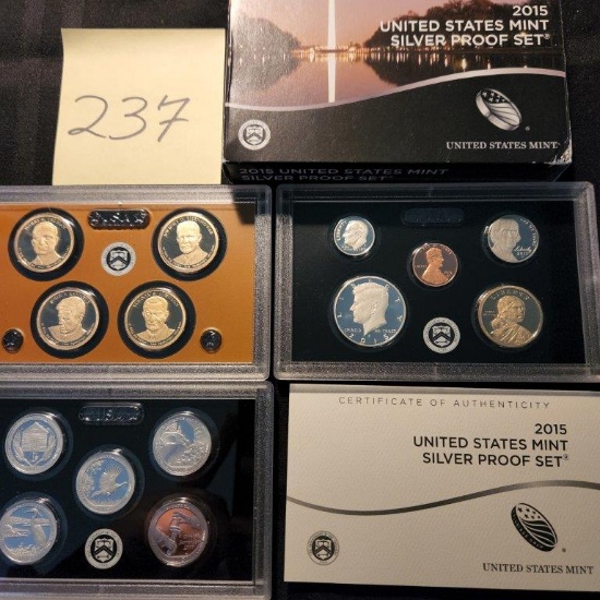 2015 U.S. Mint SILVER Proof Set