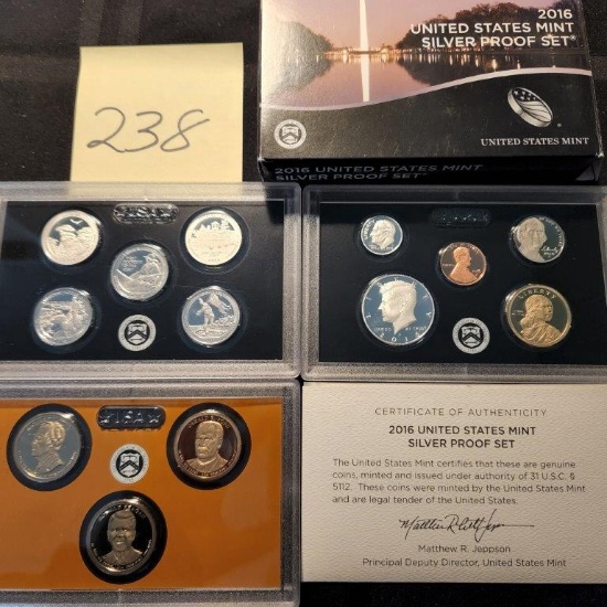 2016 U.S. Mint SILVER Proof Set