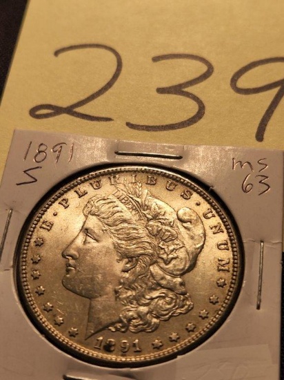 1891 SF Morgan Dollar