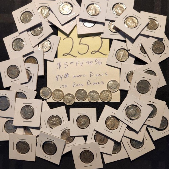 $5 Face Value 90%