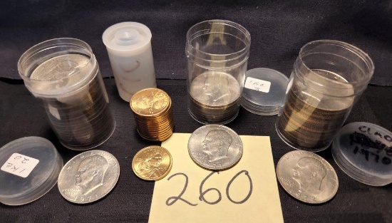 59 Modern Dollars in tubes.  Nice