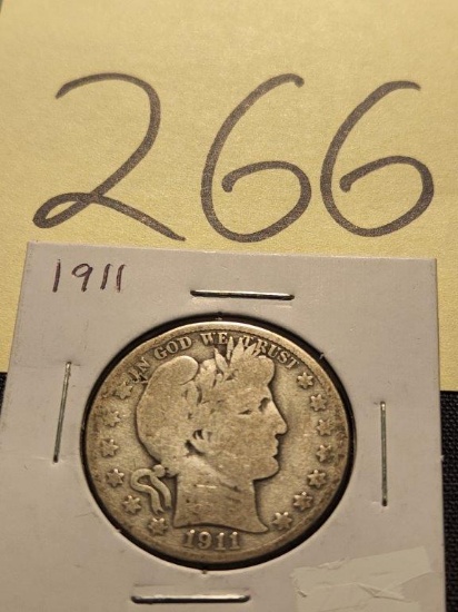 1911 Philly Barber Half Dollar