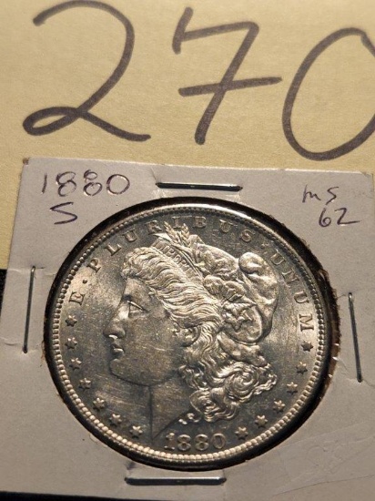1880 SF Morgan Dollar