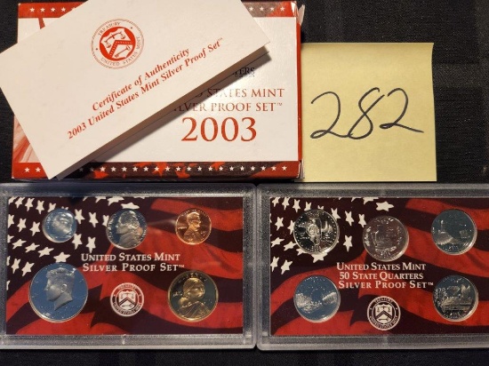 2003 U.S. Mint Silver Proof Set