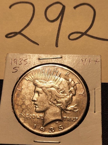 1935 SF Peace Dollar