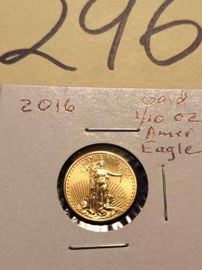 2016 1/10 OZ GOLD U.S. American Eagle