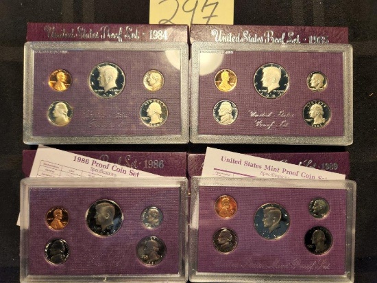 4 U.S Mint Proof Sets