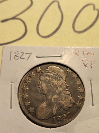1827 Bust Half Dollar