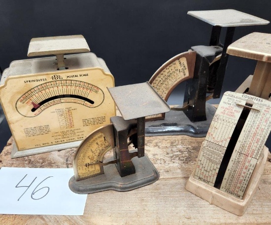 4 VINTAGE SCALES