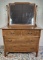 Vintage Four Drawer Dresser with Large Mirror