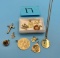 14K Olympic Pendant and Various Gold Charm/Pendants