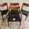 Vintage Mid Century Modern Norwegian Dining Chairs