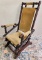 Antique Folding Rocker with Front Casters