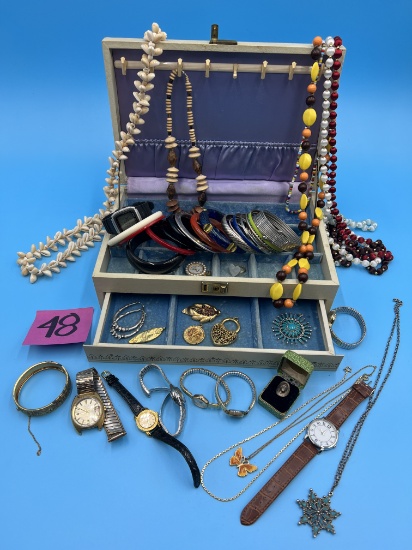 Jewelery Box and Costume Jewelry
