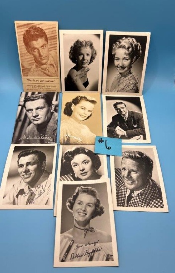 Collection of Vintage Signed Headshots