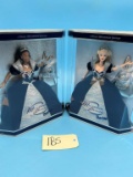 Two 2000 Millennium Princess Barbies