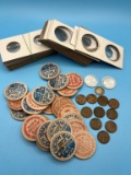 Sambo's 1972 Election Year Token, Shell's Coin Game, and Lincoln Cents