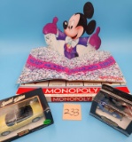 Collectable Cars, Disney on Ice Diamond Jubilee, Vintage Monopoly