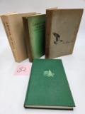 Four Vintage Nature Plant and Animals Books