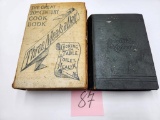 Antique Three Meals a Day and Buckeye Cookery Cook Books