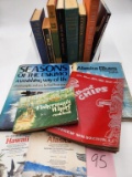 Various Alaska, Hawaii, and Ocean Books including Cook Books