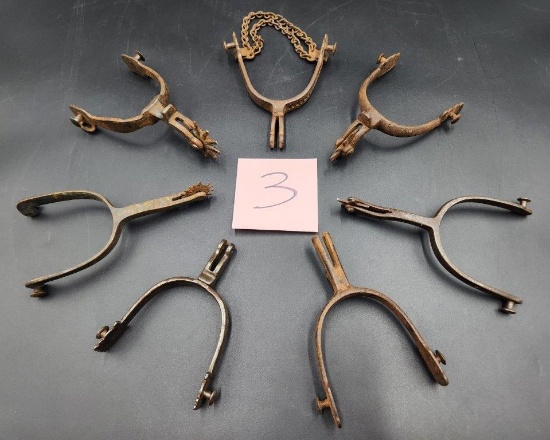 Collection of Assorted Spurs