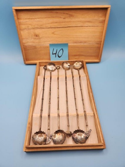 Set of Sterling Silver Spoons in Original Box
