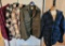 4 Plaid Jackets and 1 Skyline Men's Wear Jacket