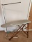 Vintage Wood Ironing Board, and Metal Clothes Rack