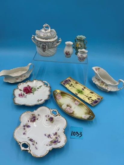 Ceramic Container with Lid, 2 Gravy Boats, and more