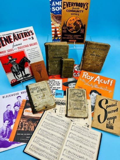 Collection of Sheet Music, Song Books, and more