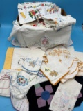 Quilted Cloth, Embroidered Linens, and more