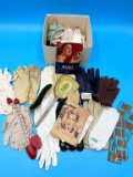 Collection of Ladies' Gloves, Hand Mirror, and more