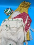 Aprons and Crochet Hot Pads Assortment