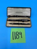 Sheaffers Pen and Pencil Boxed Set plus additional Pen