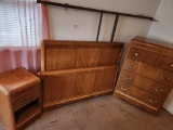 Head/Footboard, Nightstand, and 4 Drawer Dresser