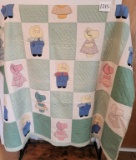 Sunbonnet Sue and Sam Quilt