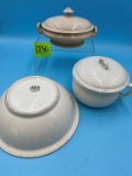 Covered Dish, Covered Bowl, and Mixing Bowl