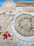 Lace and Embroidered Doilies, Table Runners, and more