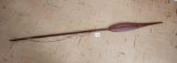 7ft Long Carved Wood Hunting Spear