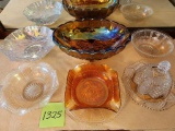 Carnival Glass Bowls, Cut Glass Bowls