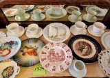 Zodiac Plate, White Cups/Saucers, and more