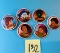 6 Cartoon Lord of the Rings Buttons