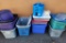 18 Assorted Totes, Lids and Tubs