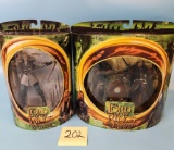 2 Boxed Lord of the Rings Action Figures