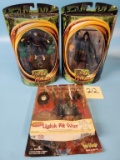 3 Boxed Lord of the Rings Action Figures