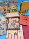 Books= Alice in Wonderland, Curious George, & more