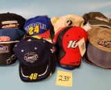 Ball Hat Collection= Team Lowe's, Gordon, & more