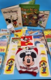 Disney Assortment= Books, Shirt, Cups, & more