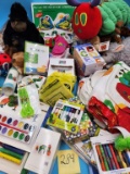 Bundle of Eric Carle Items= Plush Toys, Pens, & more